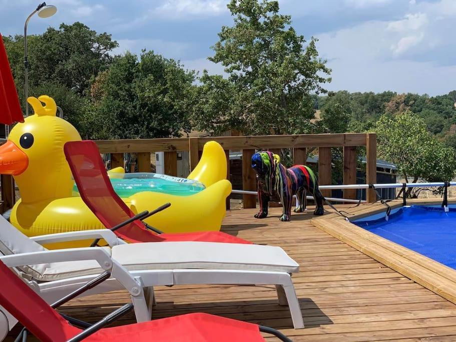 Gite A La Ferme Avec Jacuzzi Et Piscine Chauffee Saint-Felix-de-Tournegat Esterno foto